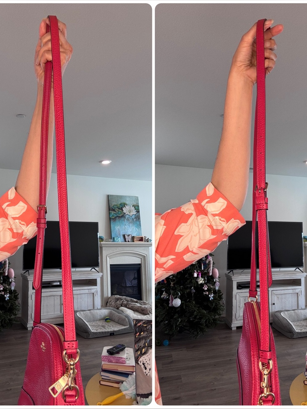 Coach Dome Crossbody Bag Red NEW - Picture 12 of 14
